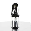 Pleaser - FLAMINGO801 Mules à talons - Chaussures de pole dance - Noir/Couleur chrome Product image